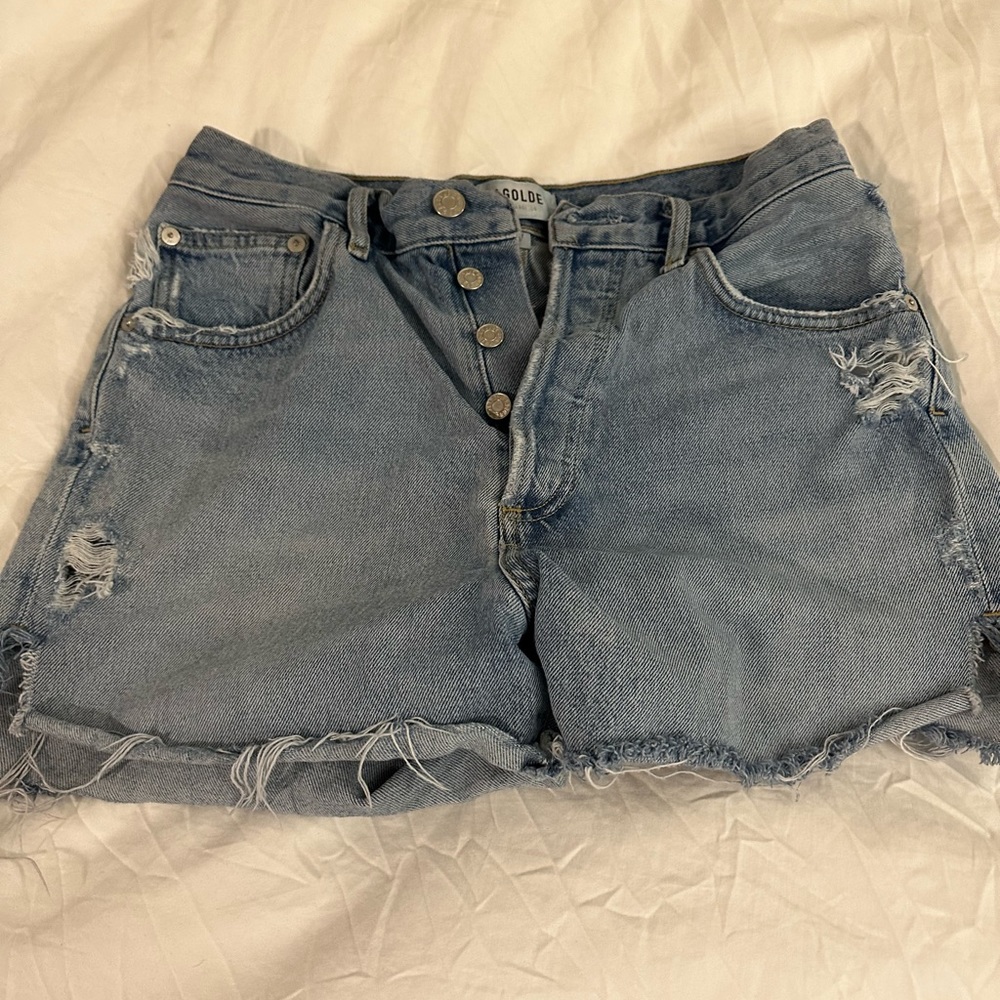 denim shorts